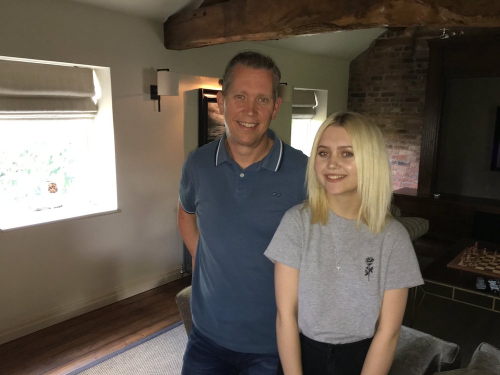 Sean and his daughter Charlotte