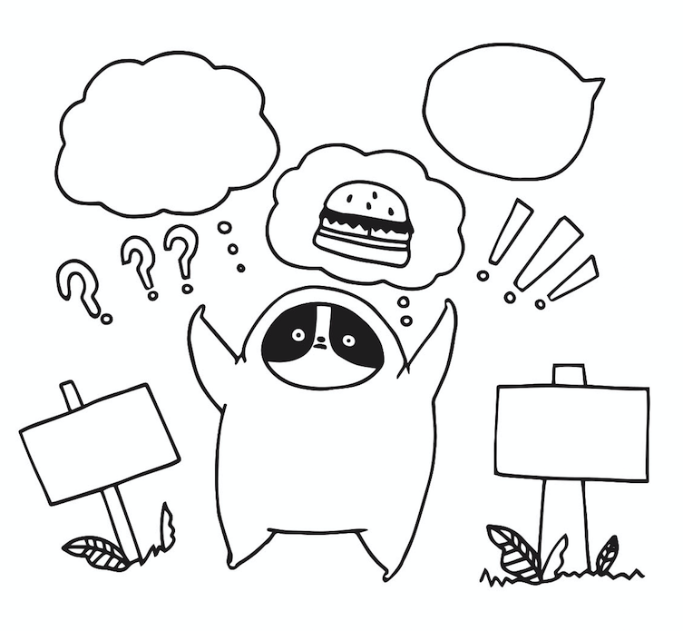 sloth-getting-distracted-by-everyday-worries