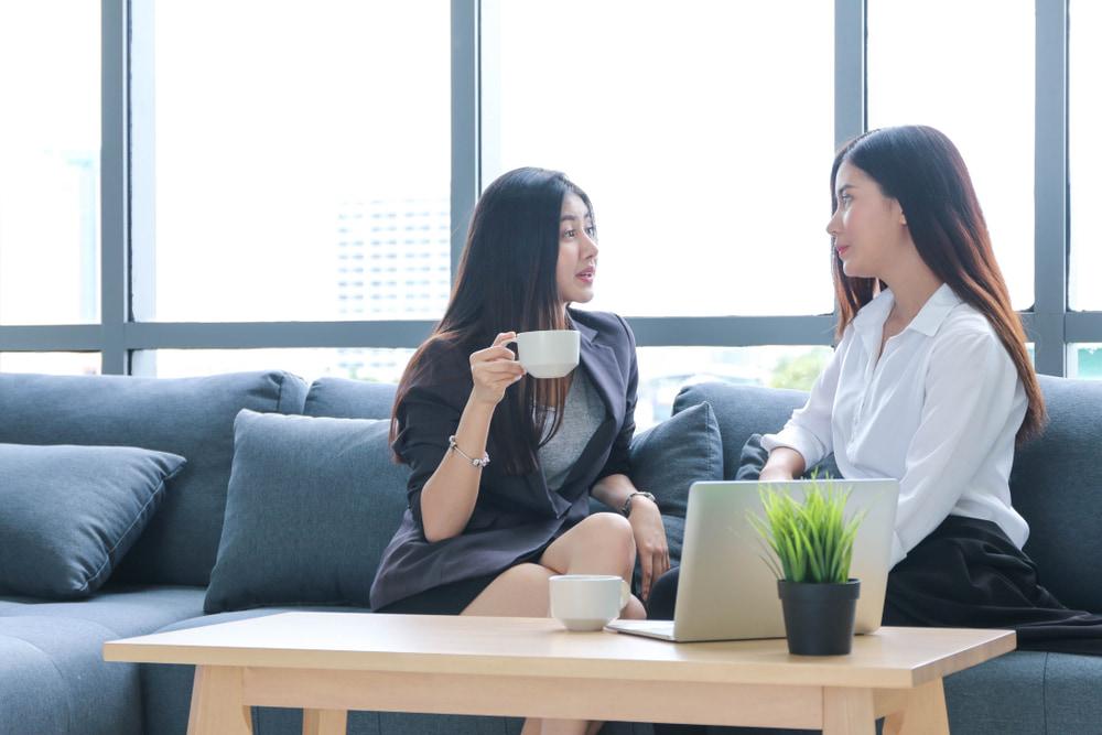 women having a meeting