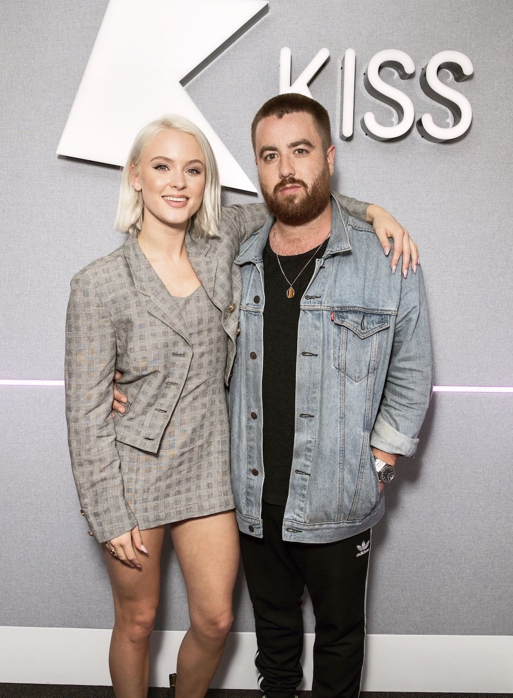 Tom Green with singer Zara Larsson