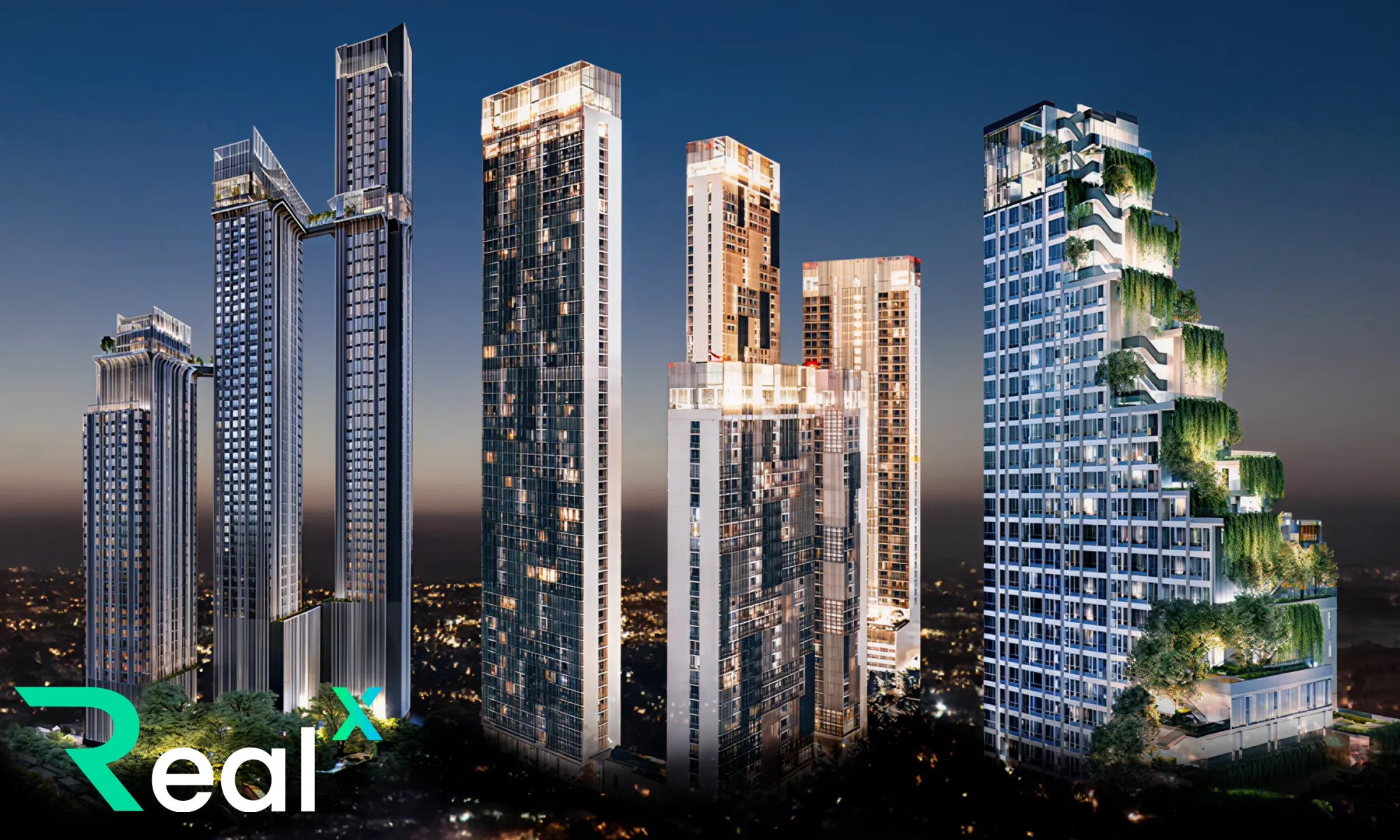 RealX property portfolio — tokenized premium condominiums in Bangkok