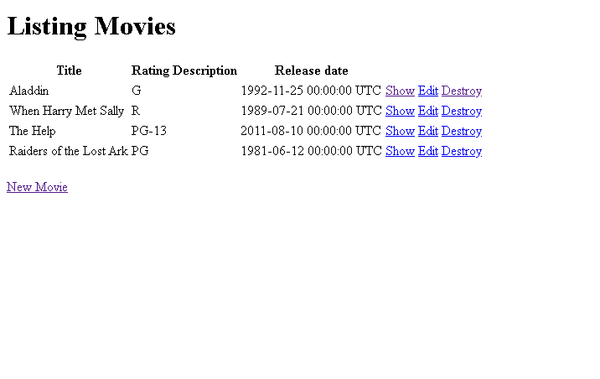 Simple Rails app in 1h