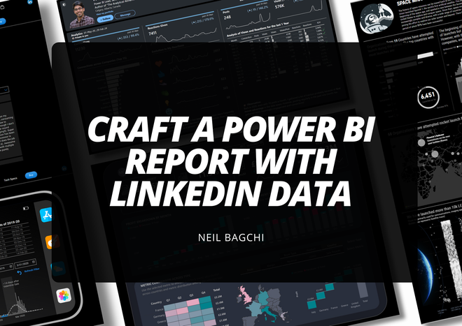 Image of: Crafting a Power BI Report with LinkedIn Data