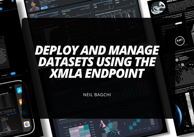 Image of: Deploy and manage datasets using the XMLA endpoint