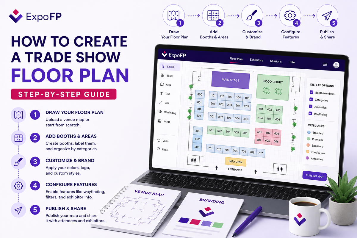 How to Create a Trade Show Floor Plan: Step-by-Step Guide