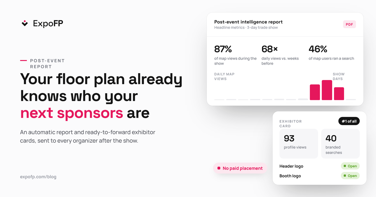 Your floor plan already knows who your next sponsors are