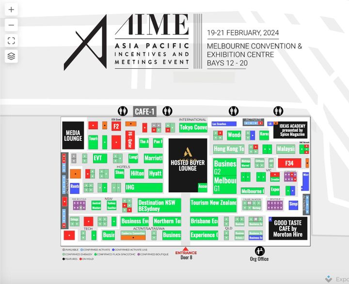 Streamlining Events: The Use Case of Technical Floor Plans at AIME