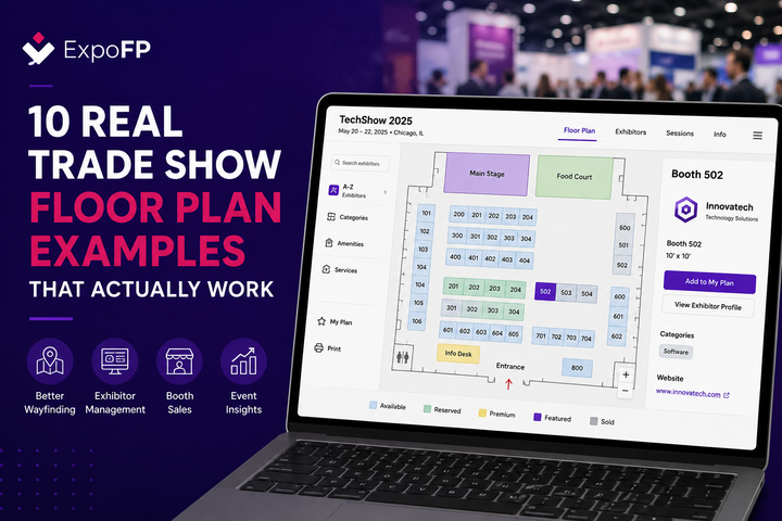 10 Real Trade Show Floor Plan Examples That Actually Work