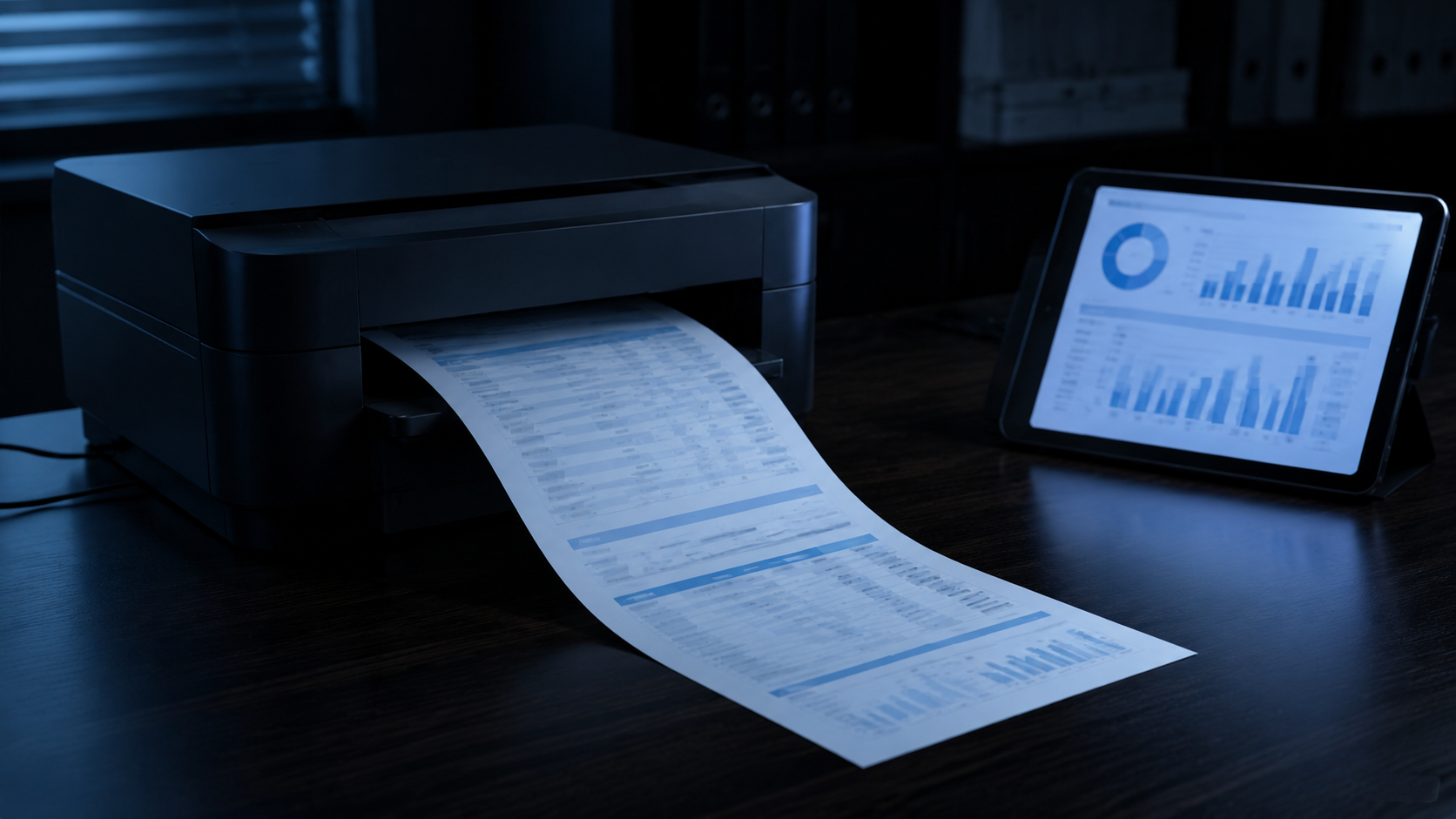 Contador revisando en su portátil la nómina electrónica validada con inteligencia artificial
