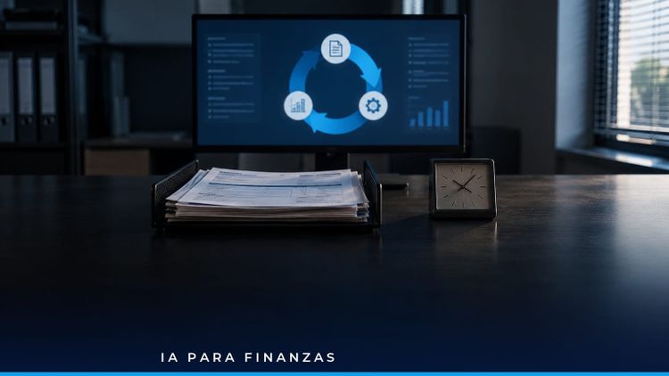 Directora financiera revisando en pantalla el ciclo de conversión de efectivo de su empresa