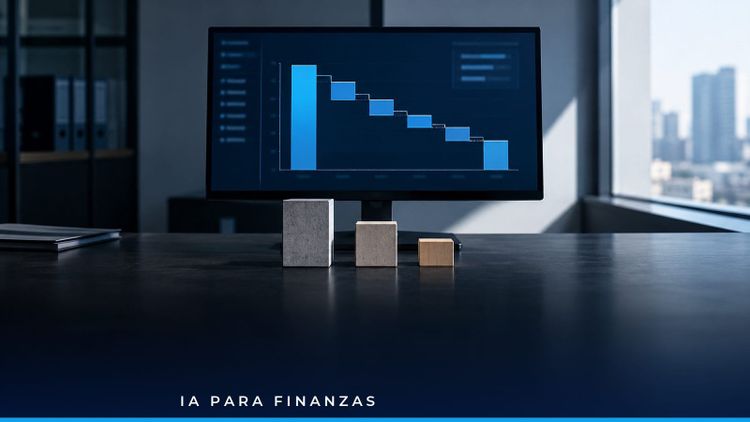Gerente y contadora revisan en pantalla la rentabilidad por producto y por cliente