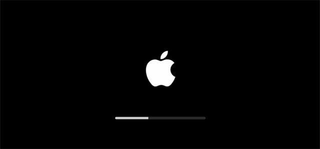 macOS single user mode boot screen