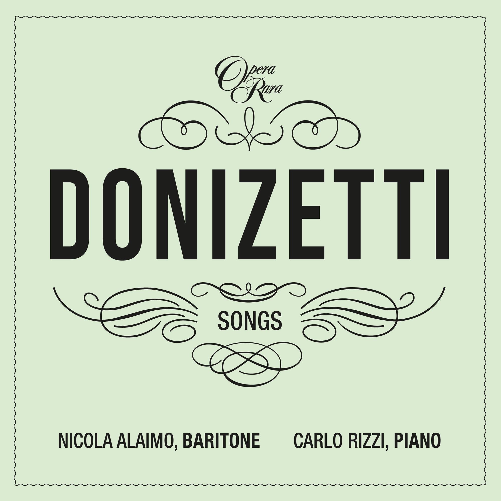 Donizetti Songs #2: Nicola Alaimo joins Carlo Rizzi