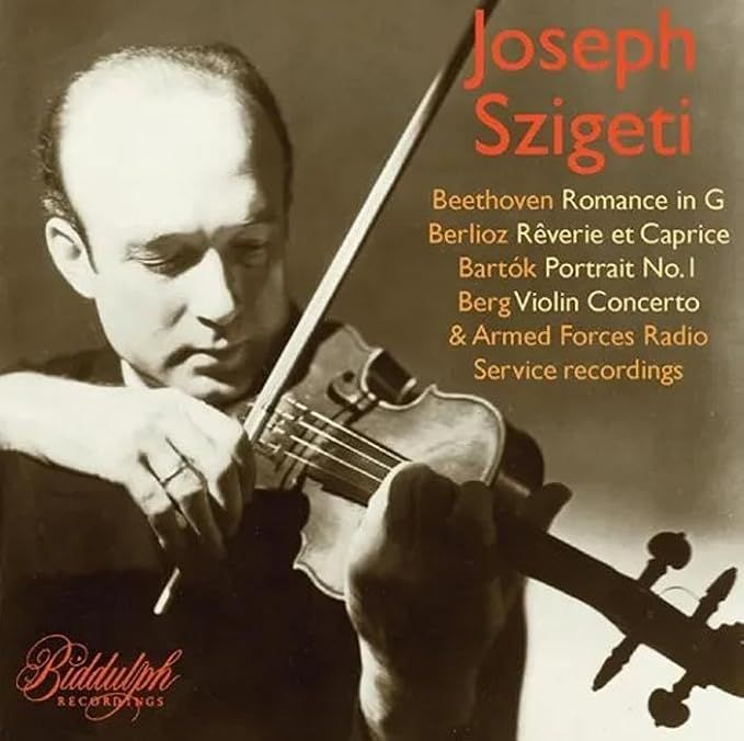 Szigeti: Armed Forces Radio Service Recordings &