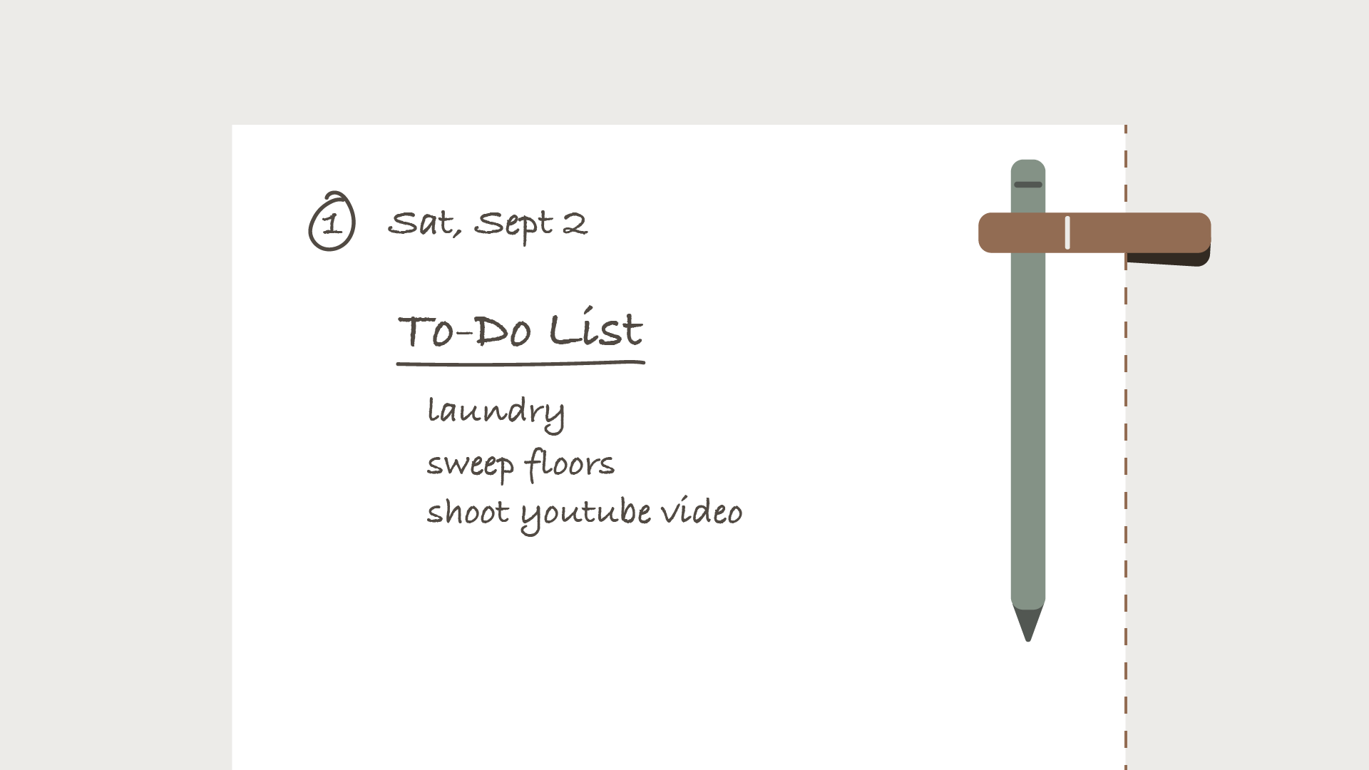 Making a DIY Notepad Bound with a Clothespin