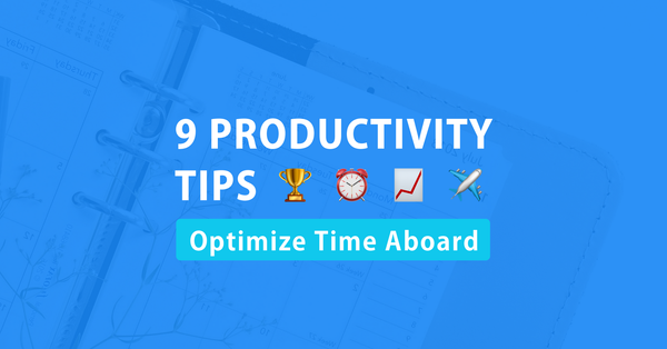 9 productivity tips to optimise time aboard on work trips