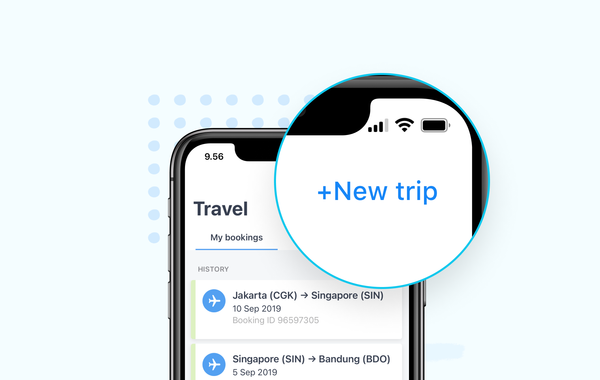 New in Travelstop: In-app travel booking