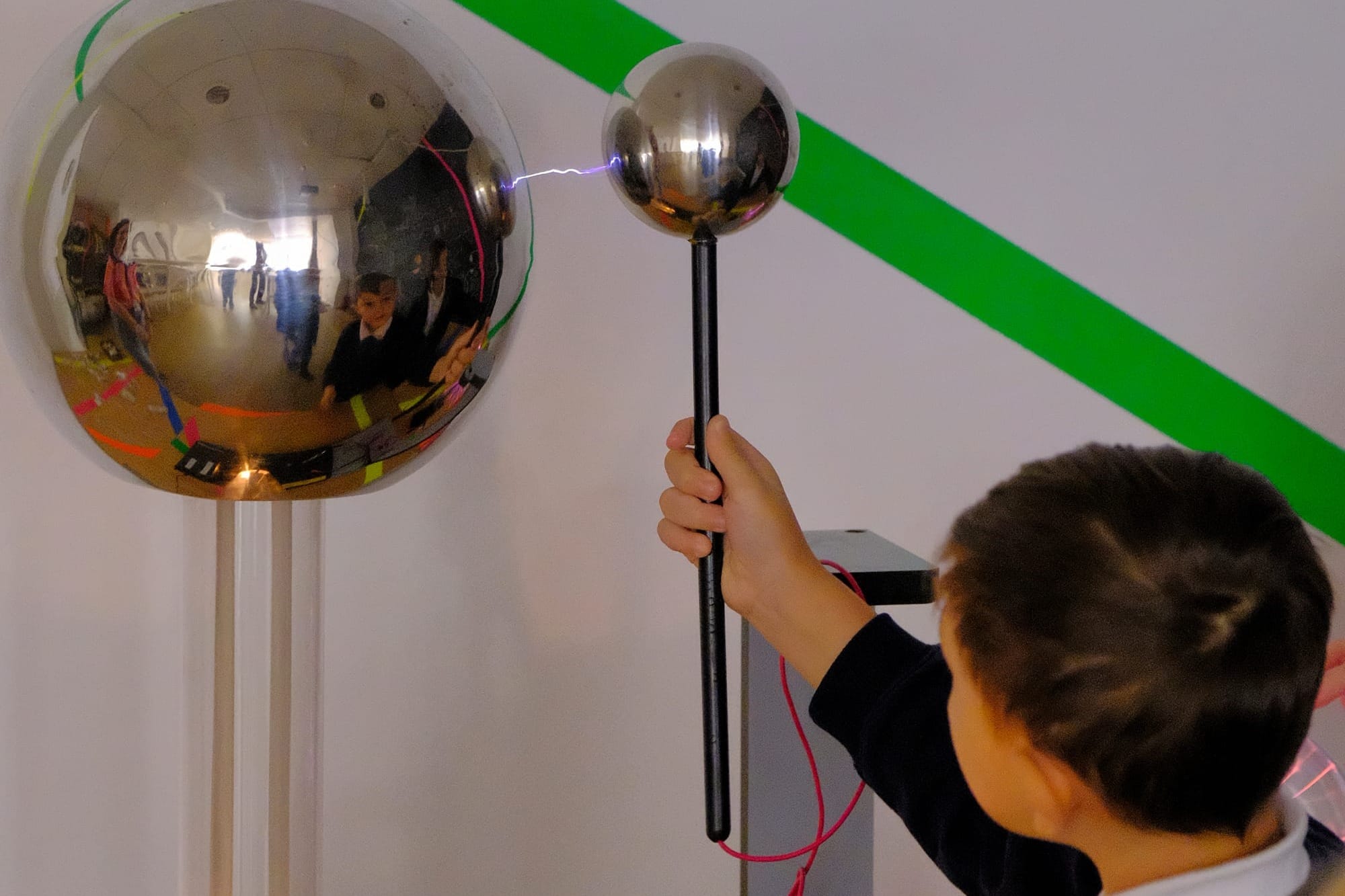 The team's first pop-up was an inflatable planetarium. Photo: Pete Bateson