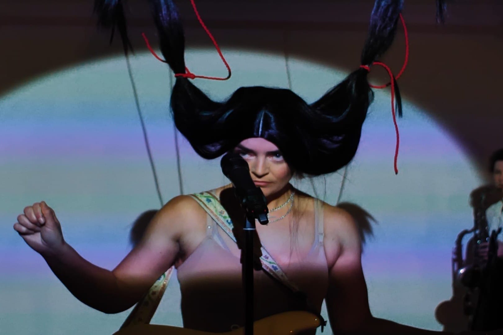 TKE performance artist in residence Ziah Ziah performs at TKE. Photo: Ziah Ziah