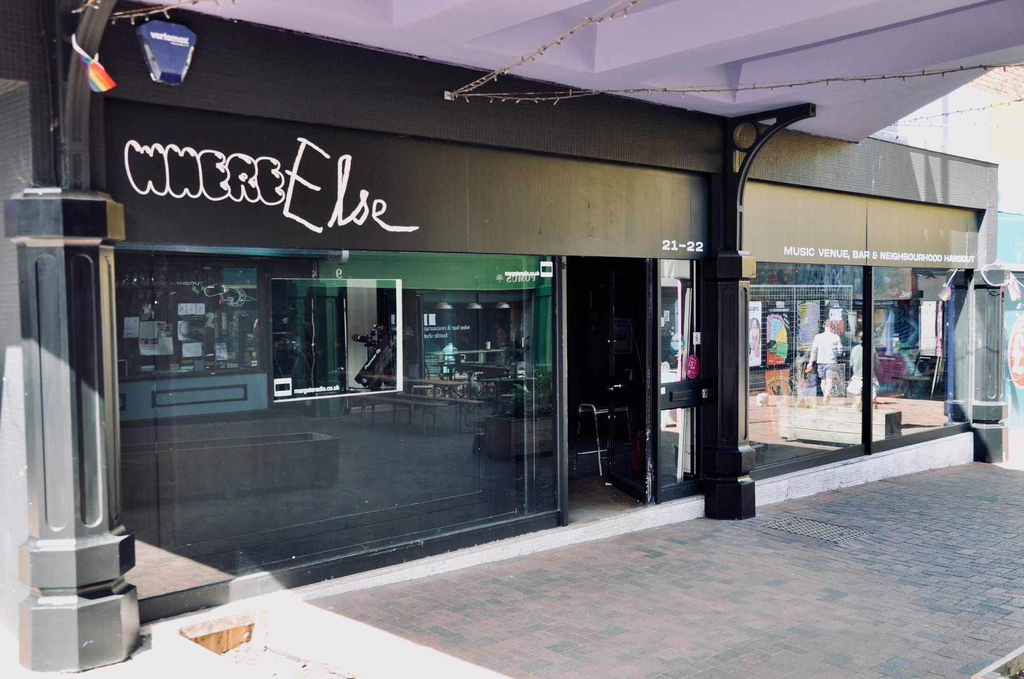 The front of Margate music venue Where Else