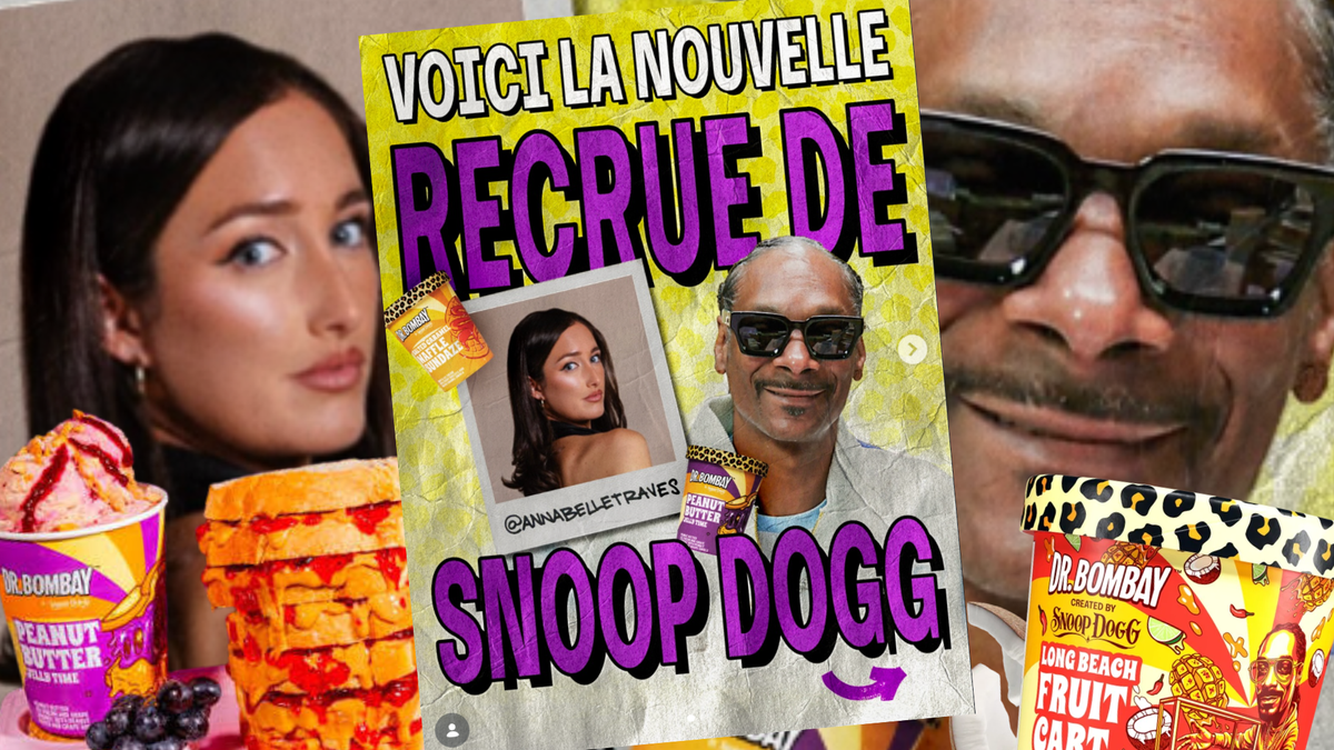 BREAKING NEWS : L'Australienne Annabelle Traves devient la goûteuse officielle des glaces Dr. Bombay de Snoop Dogg