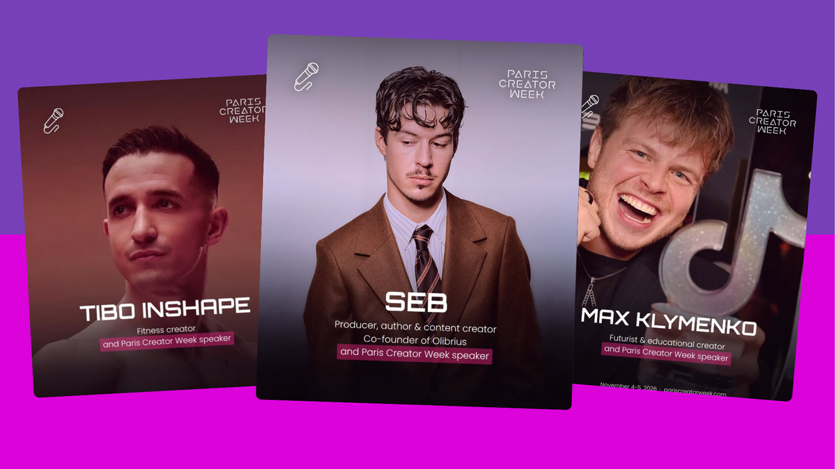 EVENTS : La Paris Creator Week annonce de nouveaux speakers pour sa 3ᵉ édition