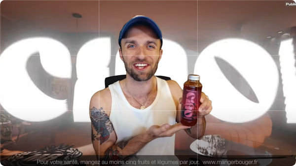 Squeezie lance sa boisson : Ciao Kombucha