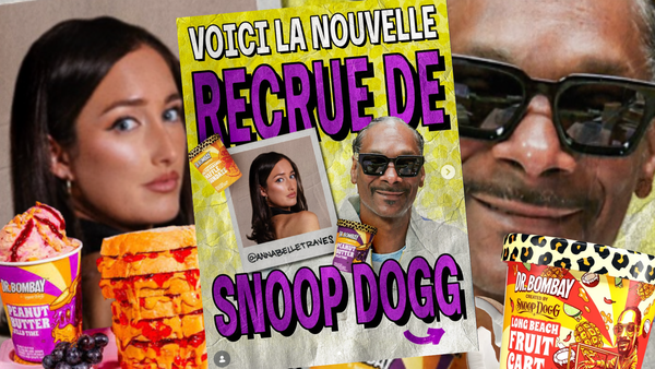 BREAKING NEWS : L'Australienne Annabelle Traves devient la goûteuse officielle des glaces Dr. Bombay de Snoop Dogg