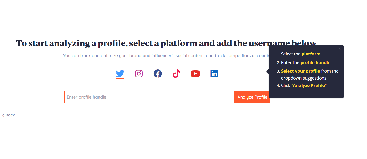 In-app guide example