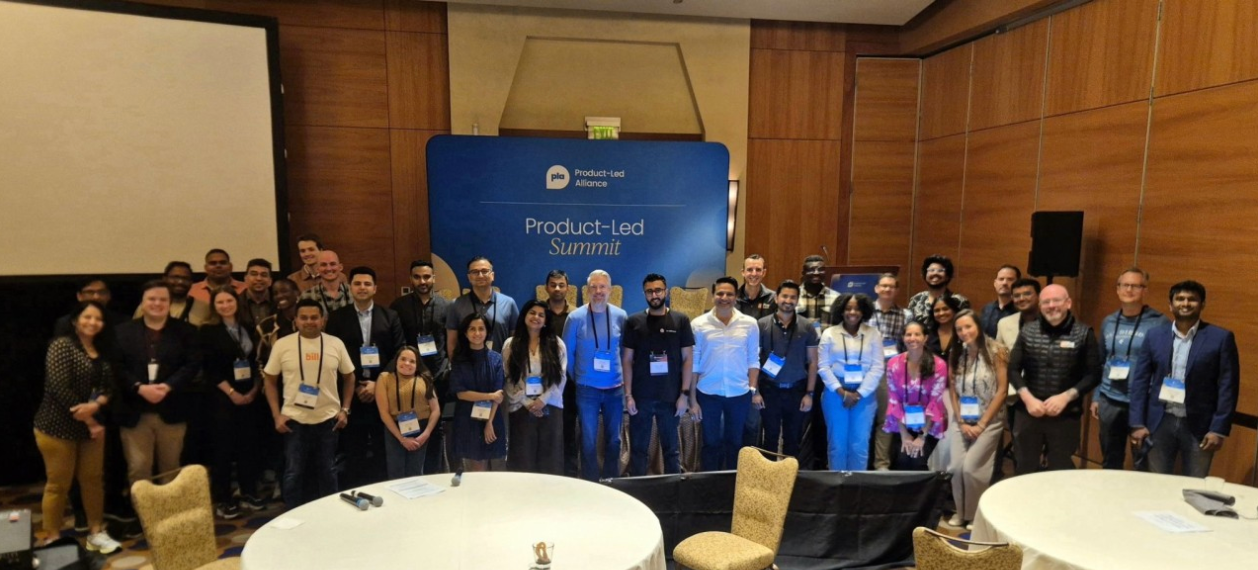 Group photo taken at the Product-Led Summit Seattle