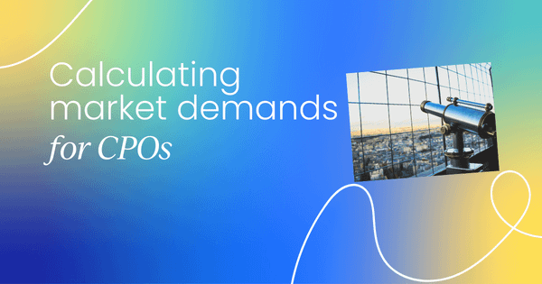 Calculating market demand  for Chief Product Officers (CPOs)