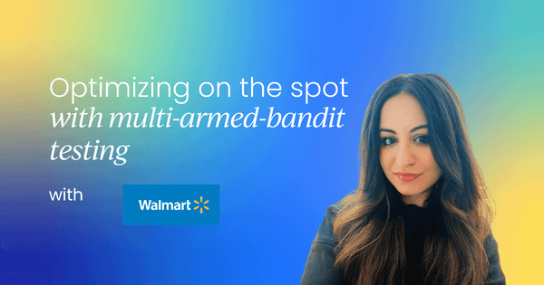 Optimizing with multi-armed bandit testing