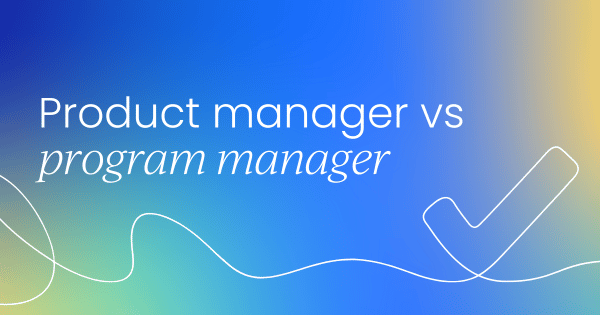 Product manager vs program manager:  5 key differences