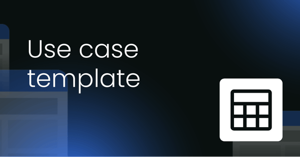 Use case template