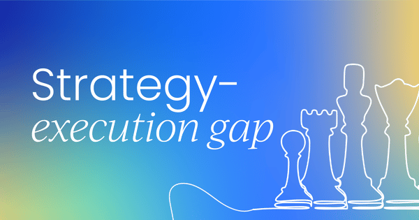 The strategy-execution gap  in product teams