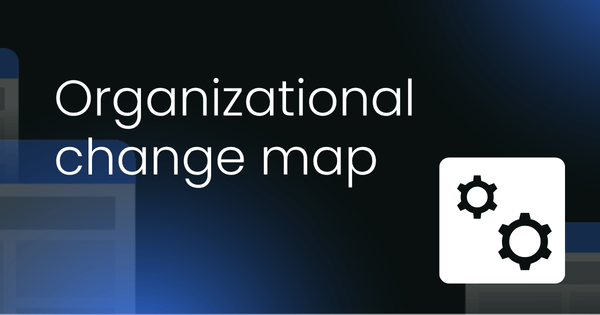 Organizational change map  template