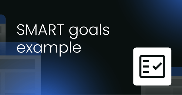 SMART goals  example
