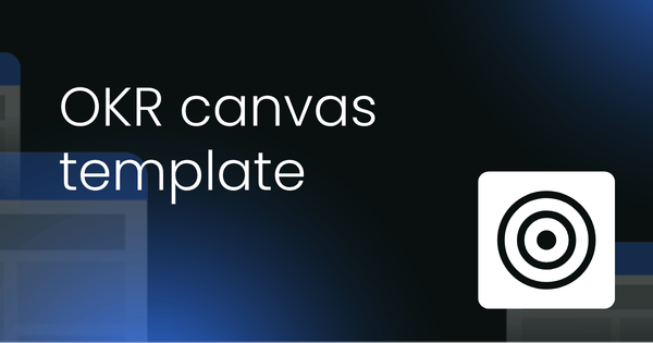 OKR canvas  template