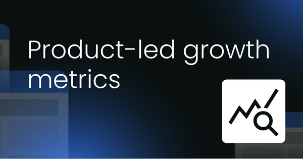Product-led growth metrics  template