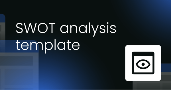 Competitor SWOT analysis  template