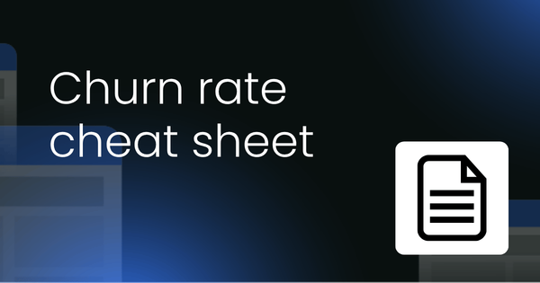 Churn rate  cheat sheet