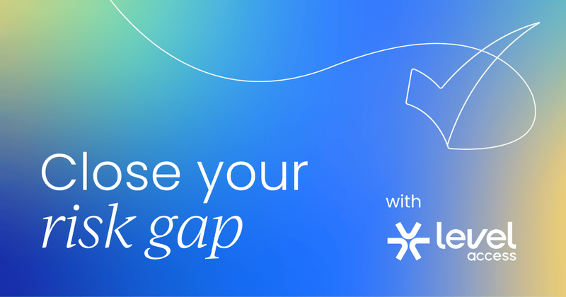 Accessibility risk reduction playbook:  Closing the gap in your accessibility program
