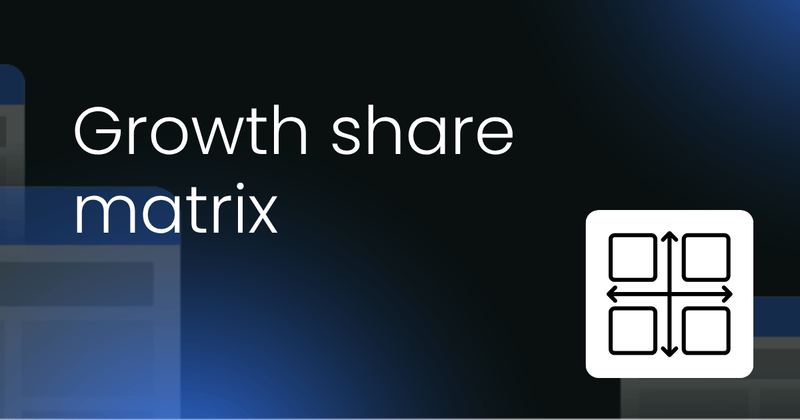 Growth share matrix  template