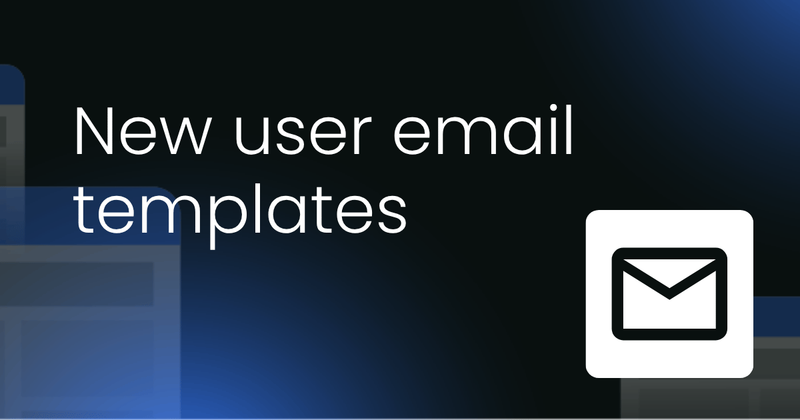 New user email  template collection