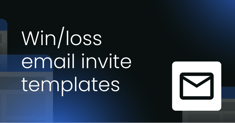 Win/loss email invite  templates