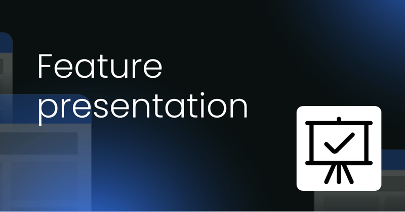 Feature presentation  template
