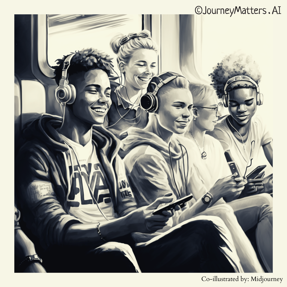 A group of generation x friends