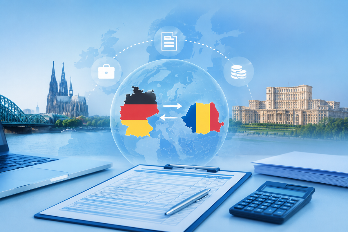 Venituri în 2 țări, Germania și România