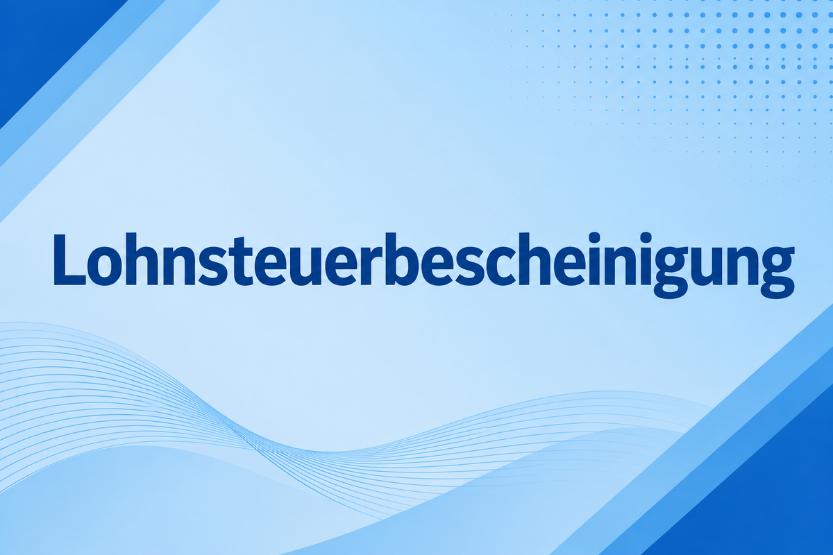 Lohnsteuerbescheinigung, germania, declarație fiscală, fluence tax