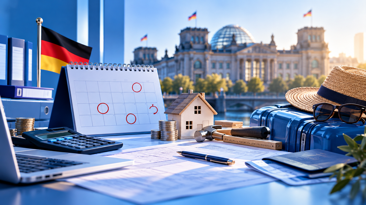 Final de an 2026 în Germania: 8 lucruri de făcut acum, Fluence Tax, declarație fiscală
